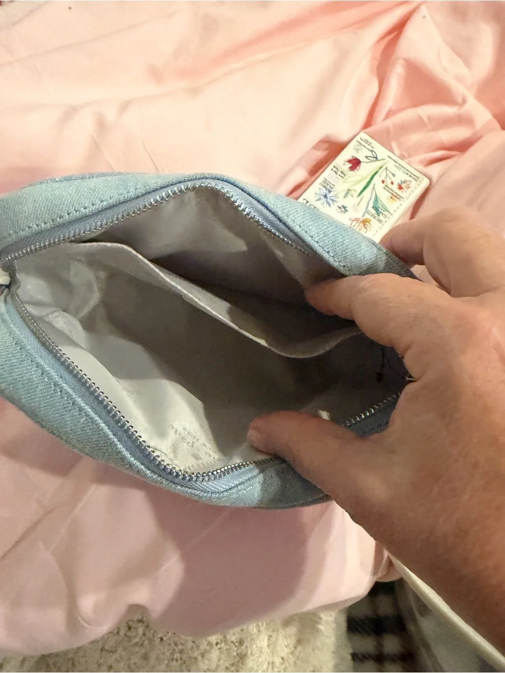 kate spade Quilted Pale Blue Crossbody Bag